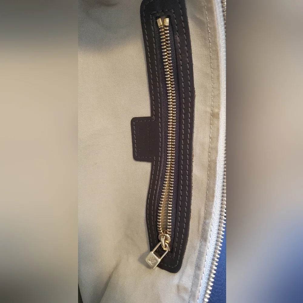 Louis Vuitton Alma Brown Mini Lin Monogram Handbag